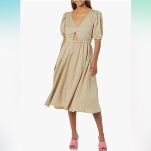 TEREA Women's Jayla Cutout Midi Swing Dress new